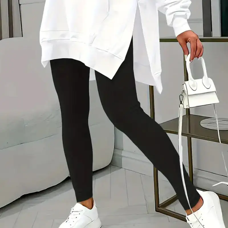 Drawstring Hooded Stretch Women's Matching Set