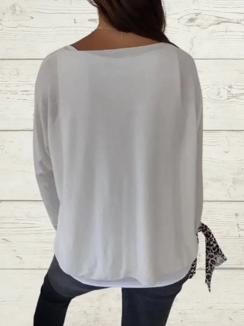 Women's Casual Solid Color Tops and Cami Two-piece Set