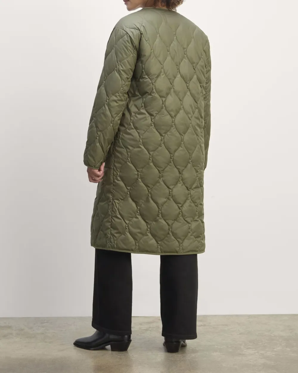 The Long Quilted Liner Coat