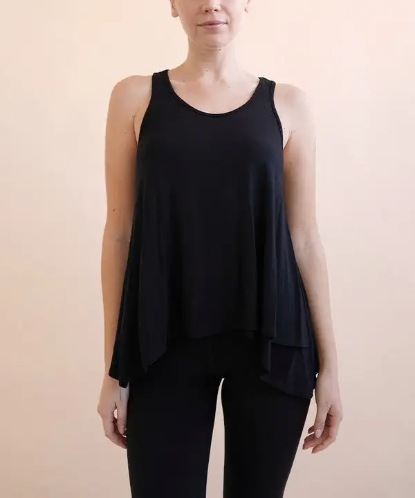 Bamboo Flared Tank Top