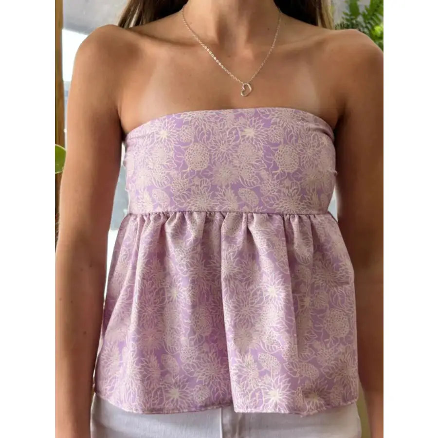 Tie Back Tube Top