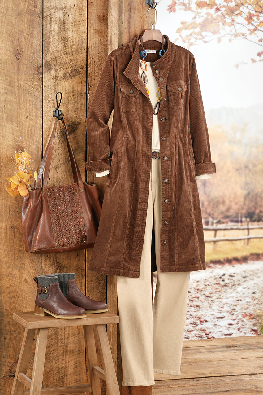 Corduroy Shirtdress