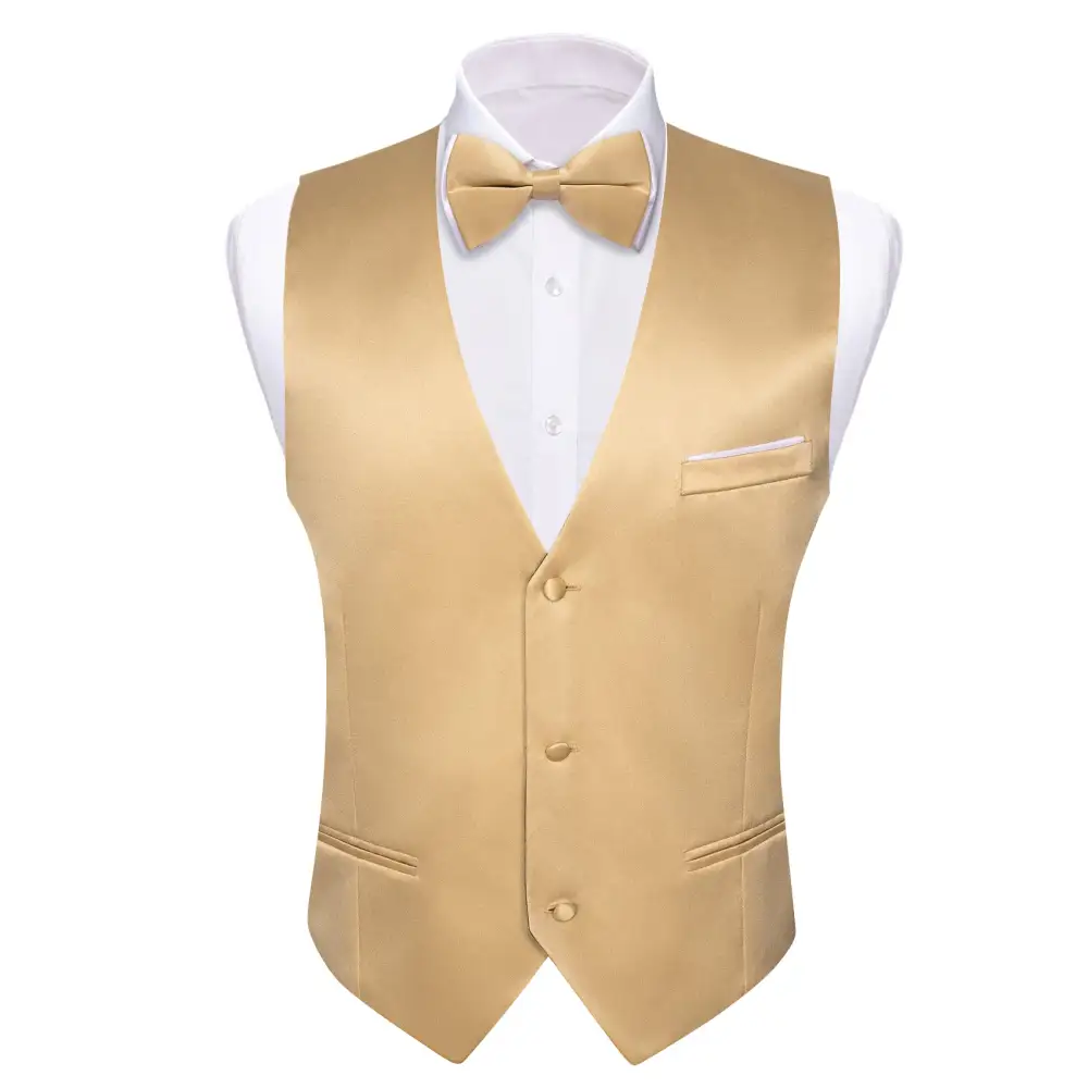 Solid Formal Vest Set
