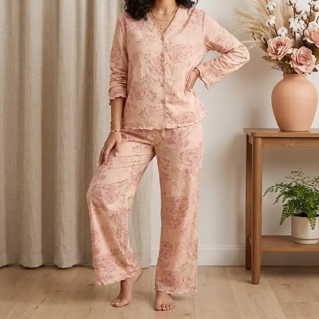 Floral Pajama Set