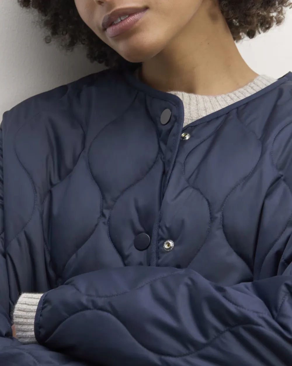 The Long Quilted Liner Coat