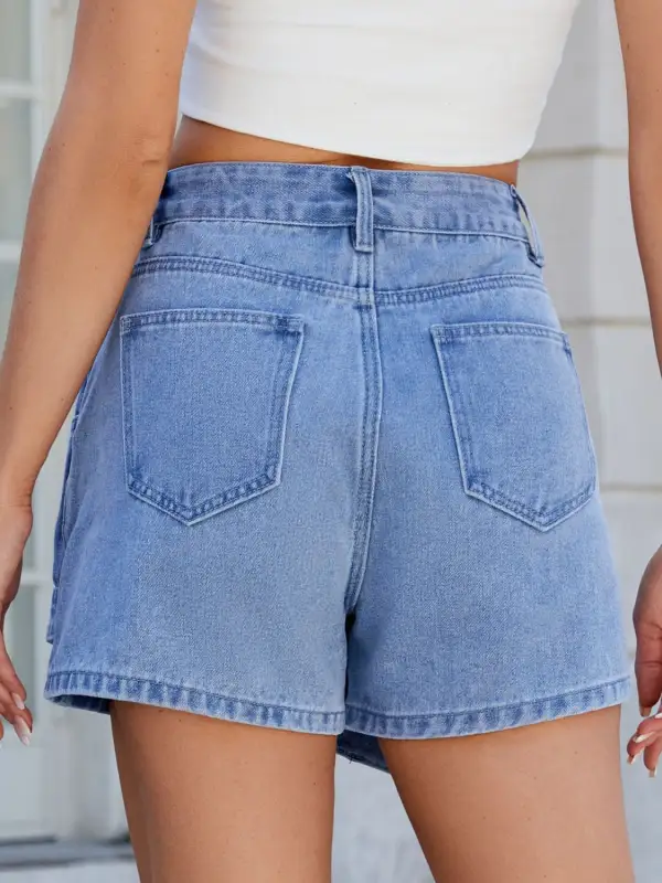 Everyday Denim Pocket Skort