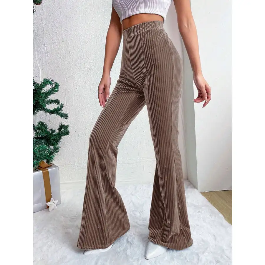 Classic High Waist Flare Pants