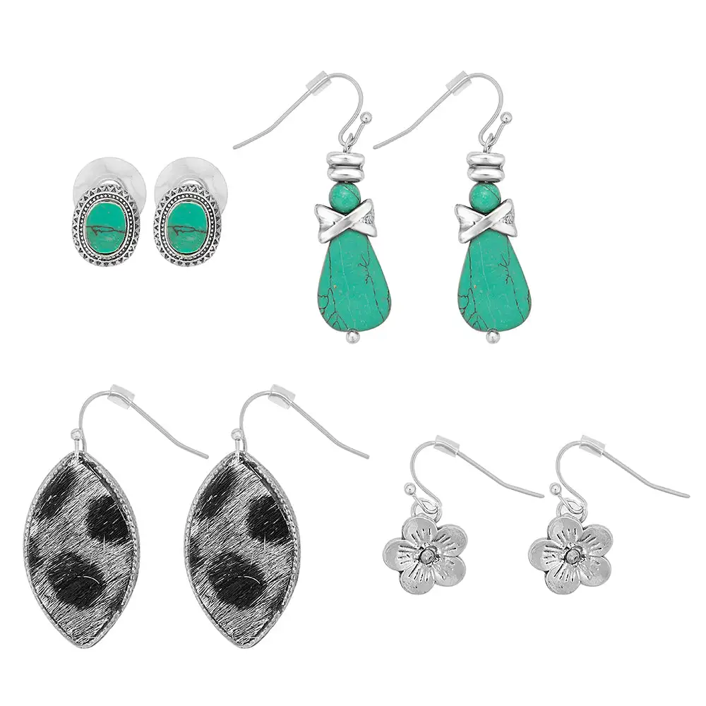 Crisp Playful Artful Earring Set