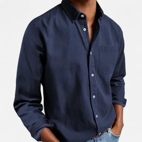Cotton Denim Casual Shirt