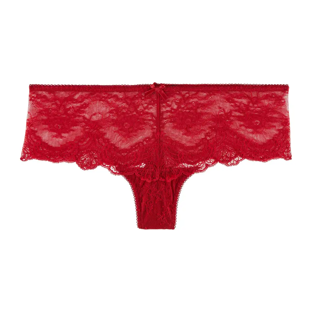 Women's Scalloped Lace Lightweight Boxer Panty