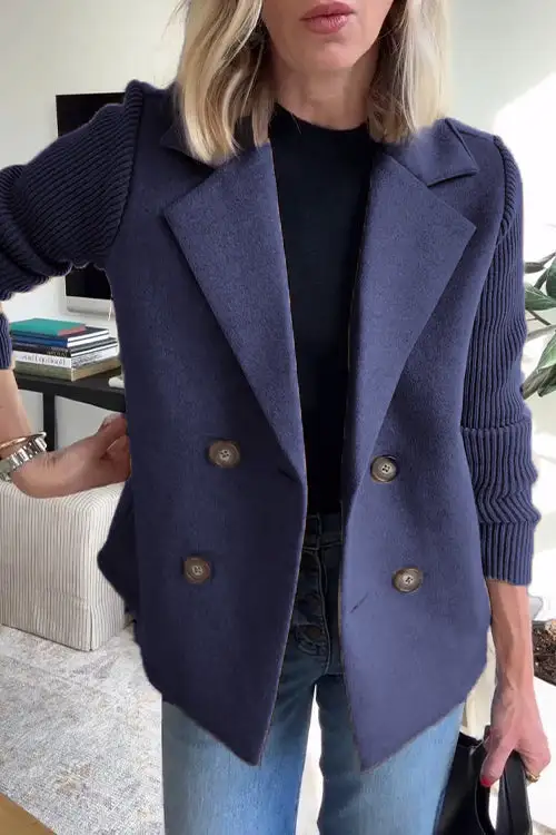 Knit Longline Blazer