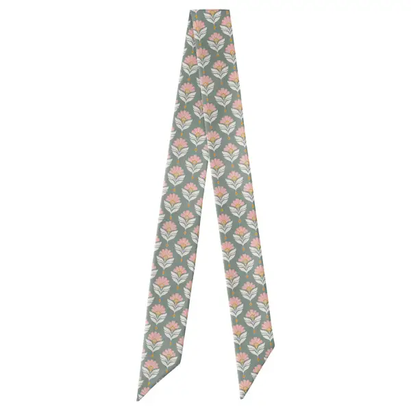 Grand Deco Floral Pattern Hair Scarf