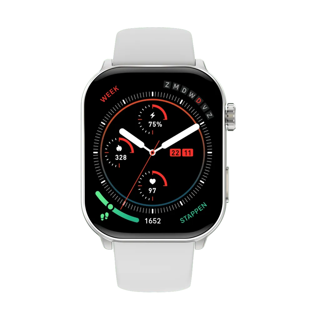 Bluetooth Calling Smart Watch with Health Tracking, 10-Day Battery & IP68 Waterproof for iPhone & Android