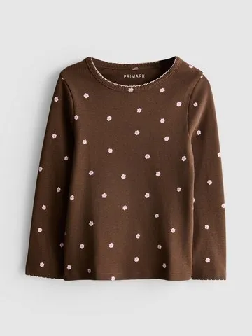 1-9yrs | Cotton Rich Ribbed Long Sleeve T-Shirt
