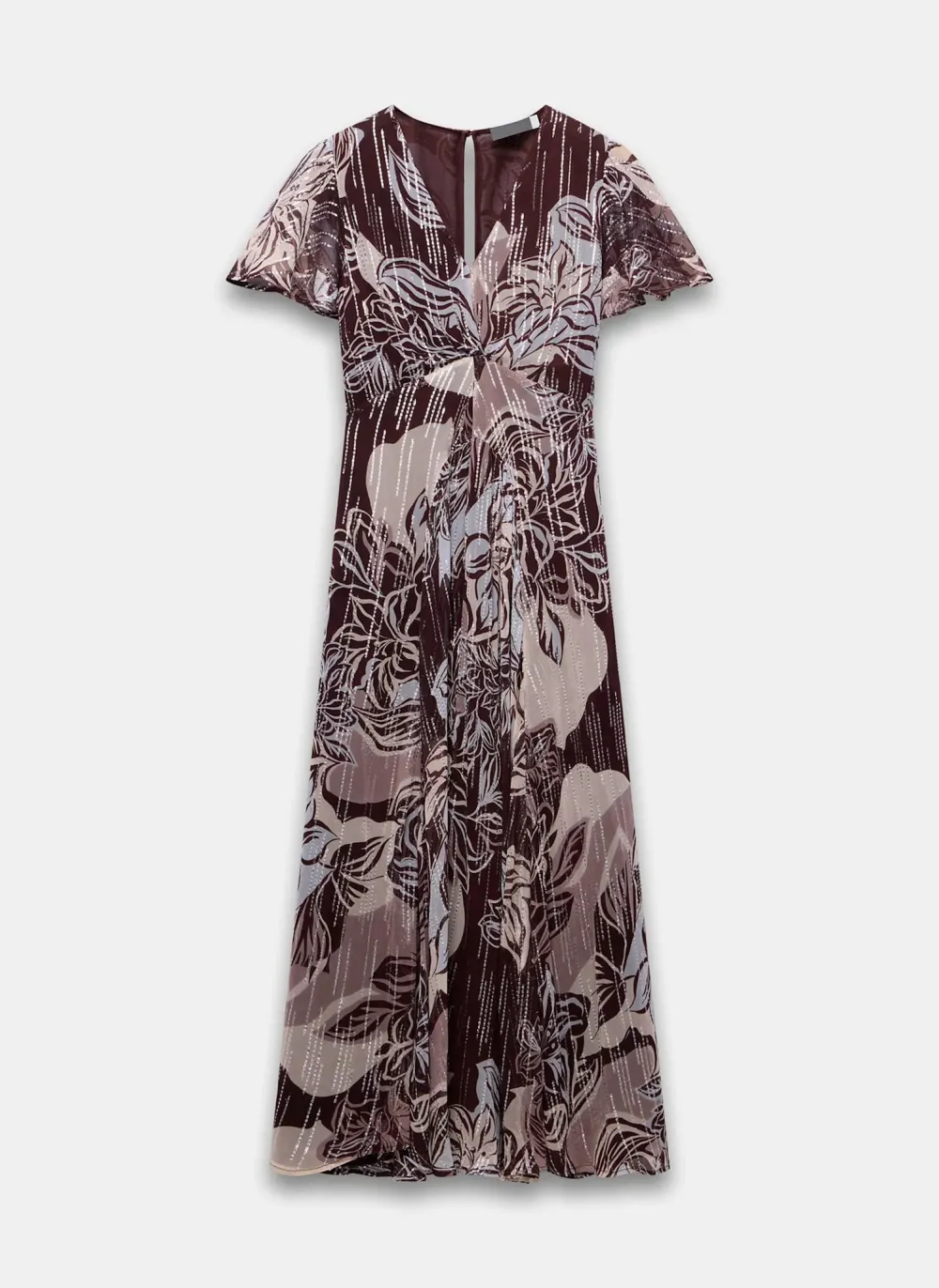 Casual Floral Print Maxi Dress
