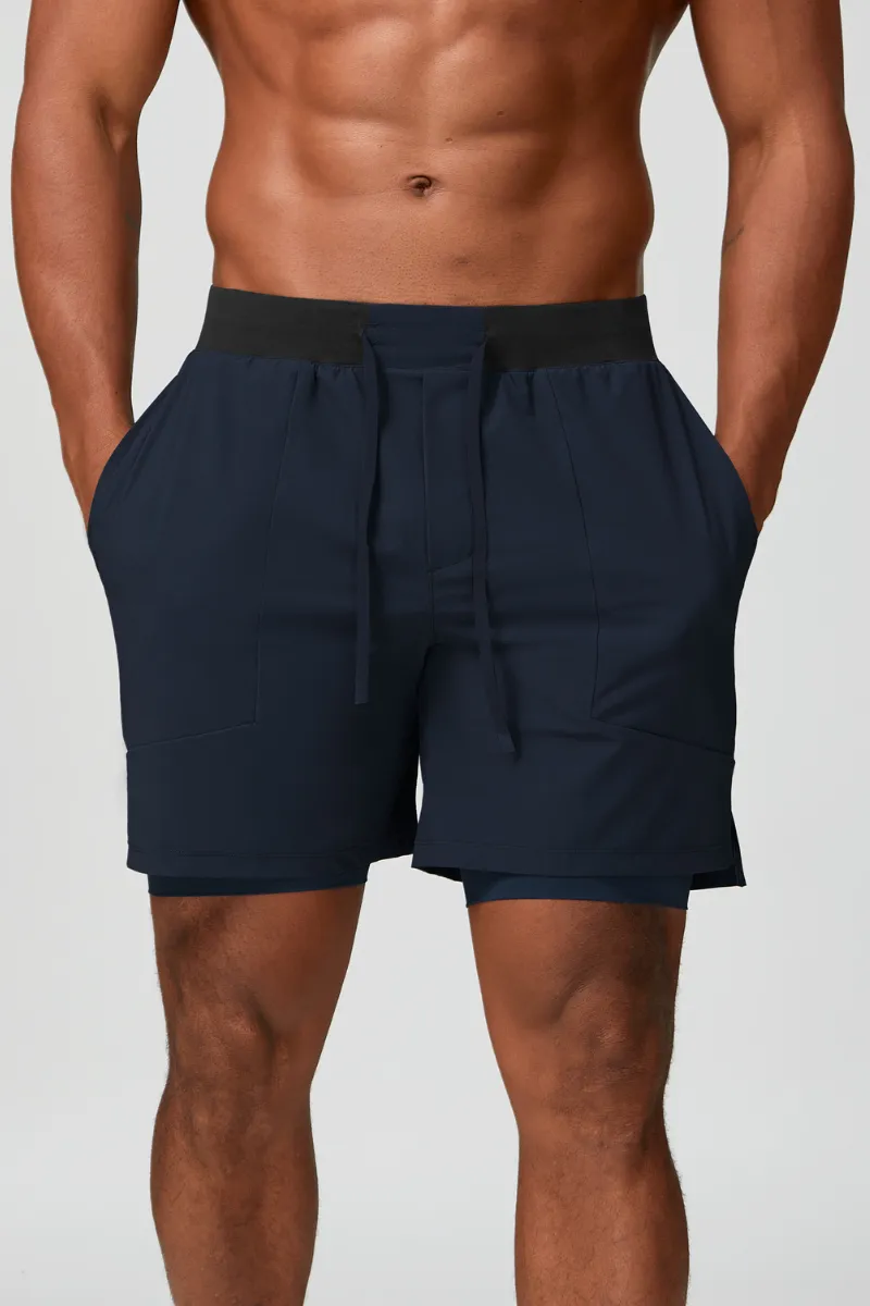 Quick Dry Dual Layer Lightweight Athletic Shorts