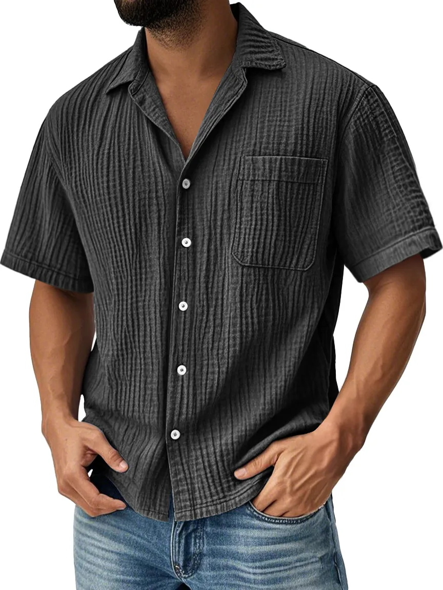 Modern Short Sleeve Pocket Shirt