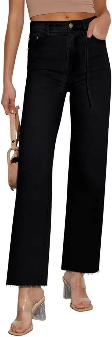Straight Fit High Rise Jeans