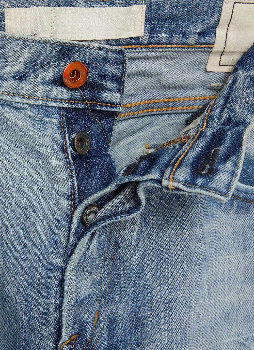 Daily Straight-Cut Comfortable Denim Blue Jeans
