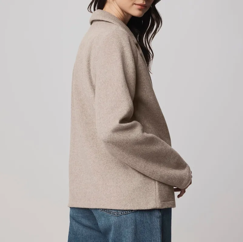 Balanced Cozy Draped Jacket