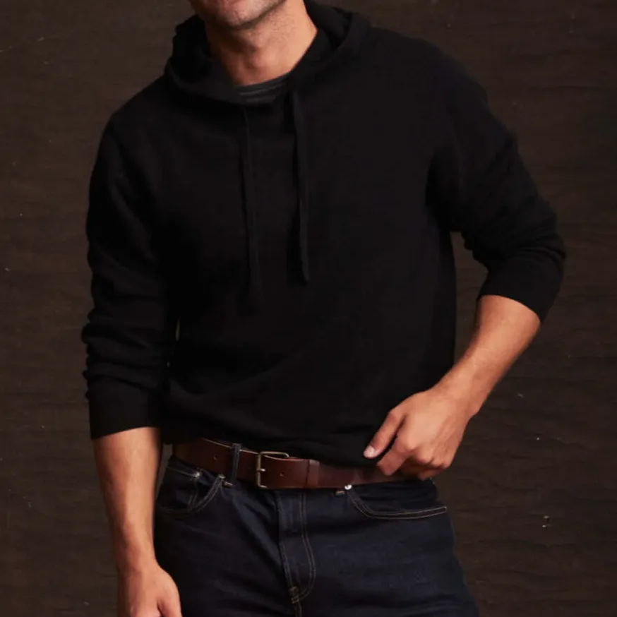 Men's Modern Straight Drawstring Sweatshirt