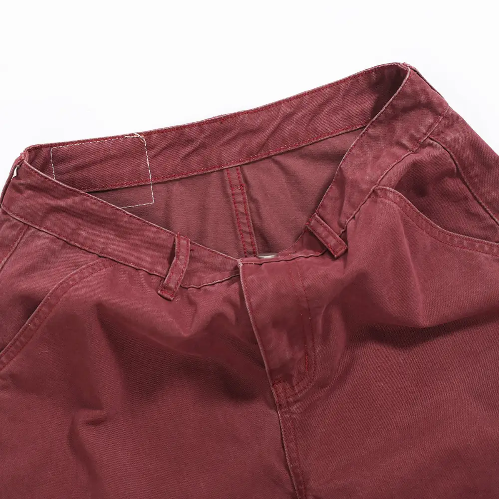Men's Straight Leg Cargo Denim Jeans