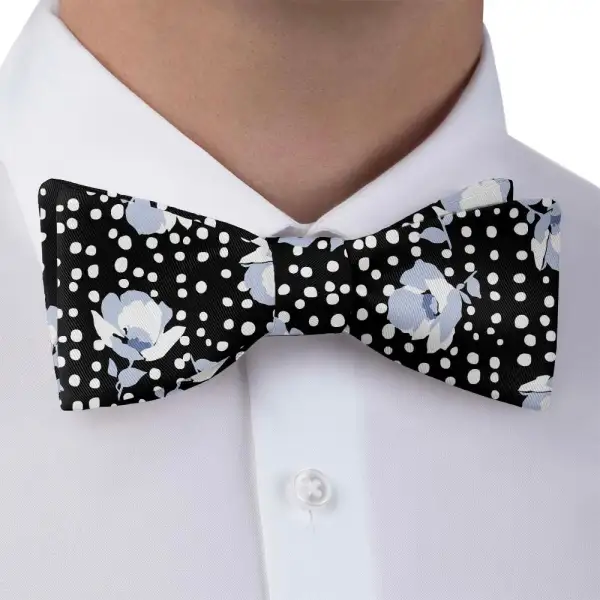 Whitman Floral Motif Bow Tie