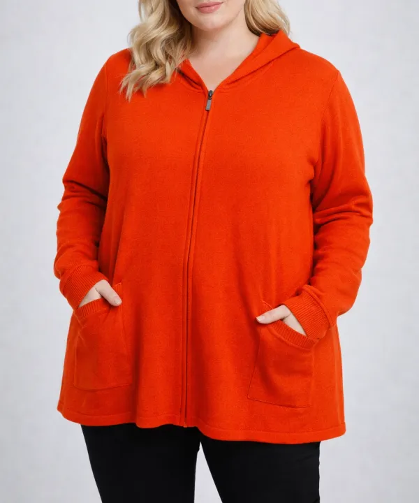 Pocketed Full Zip Hoodie