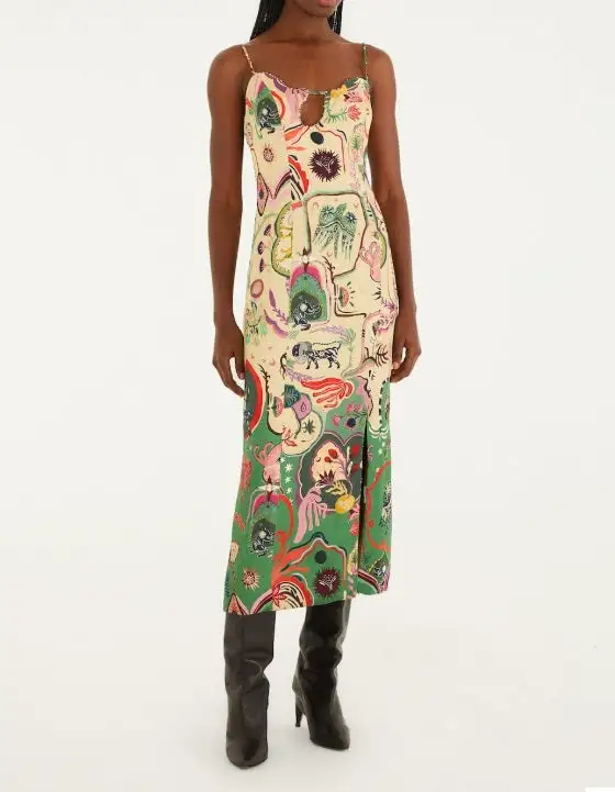 Sleeveless Midi Easy Fit Dress