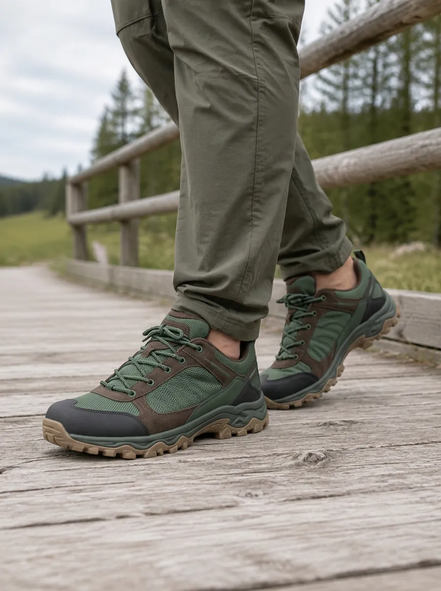 Men's Hiking Outdoor Mesh Printed Shoes