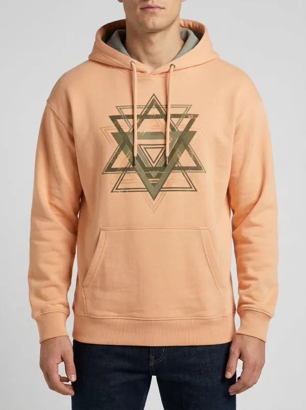 Men's Geometric Star Sacred Geometry Print Hoodie