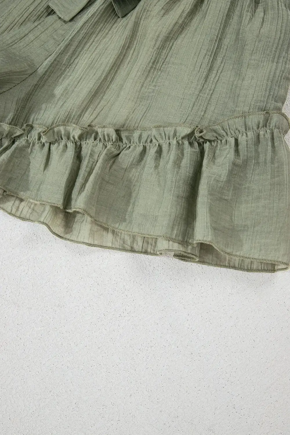 Easy Fit Ruffle Hem Shorts