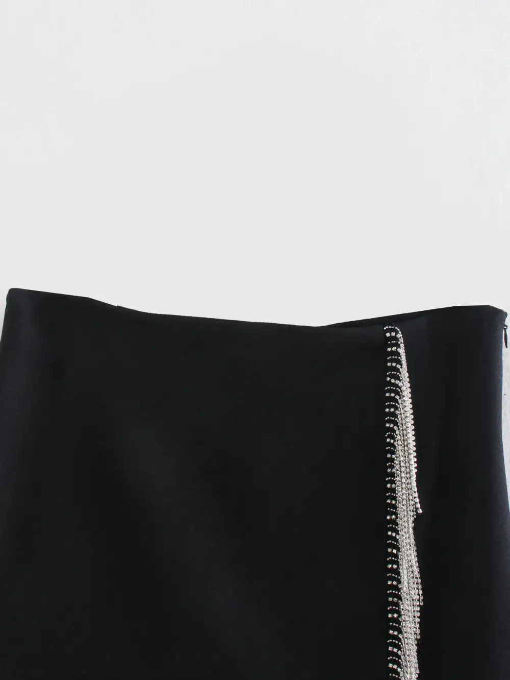 Fringed Mini Skirt