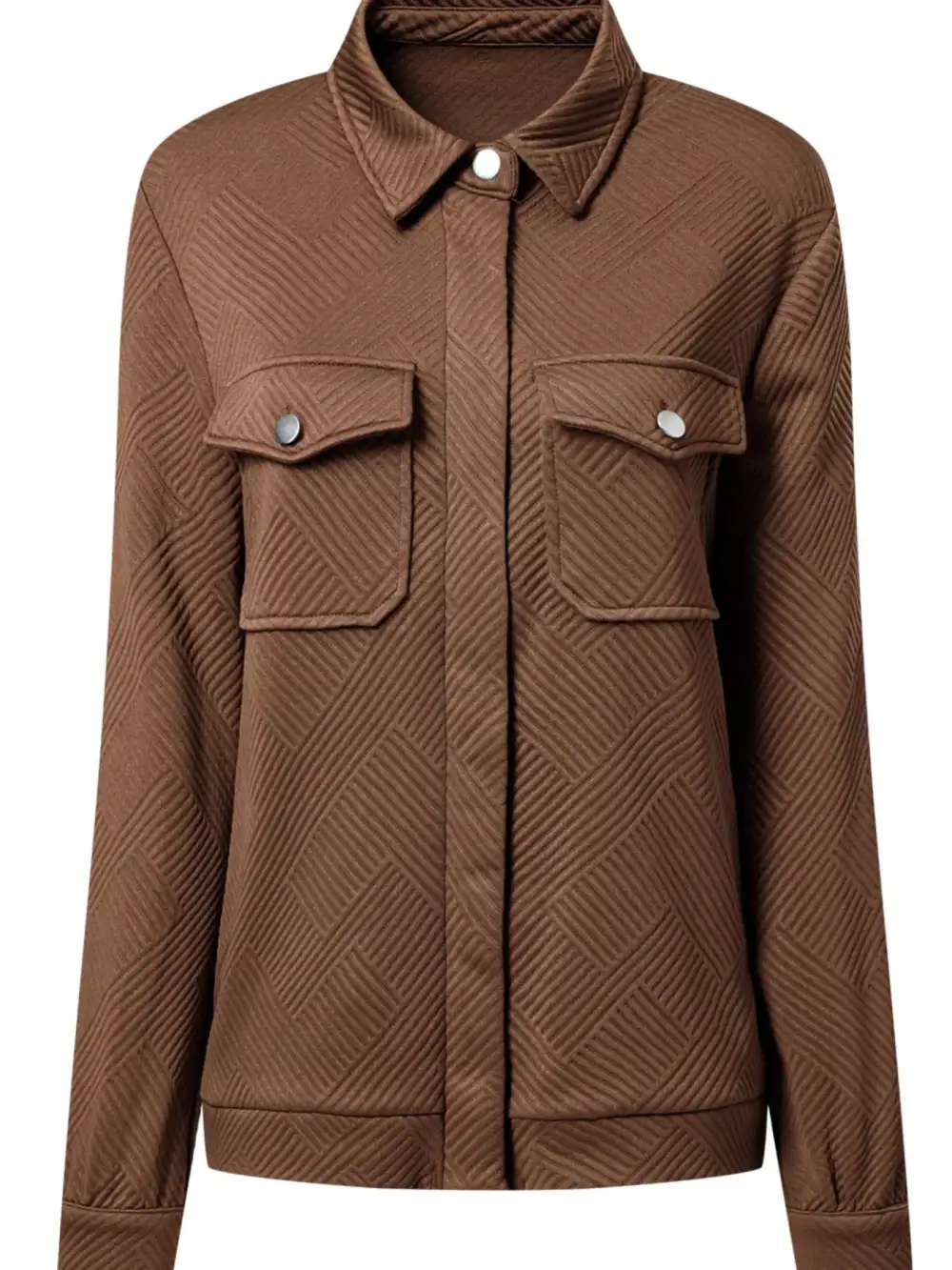 Relaxed Zip-Up Pocketed Jacket