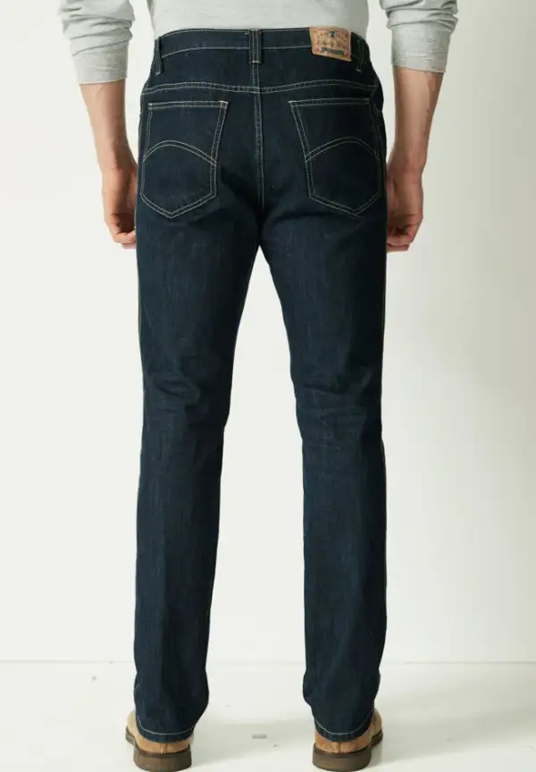 Athletic Fit Side Elastic 5-Pocket Jeans