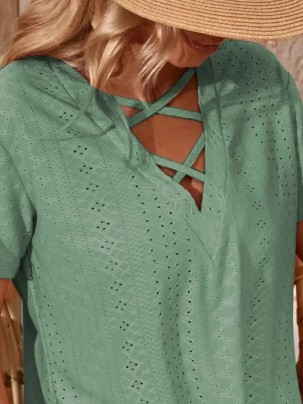 Textured Refined Short-Sleeve T-Shirt