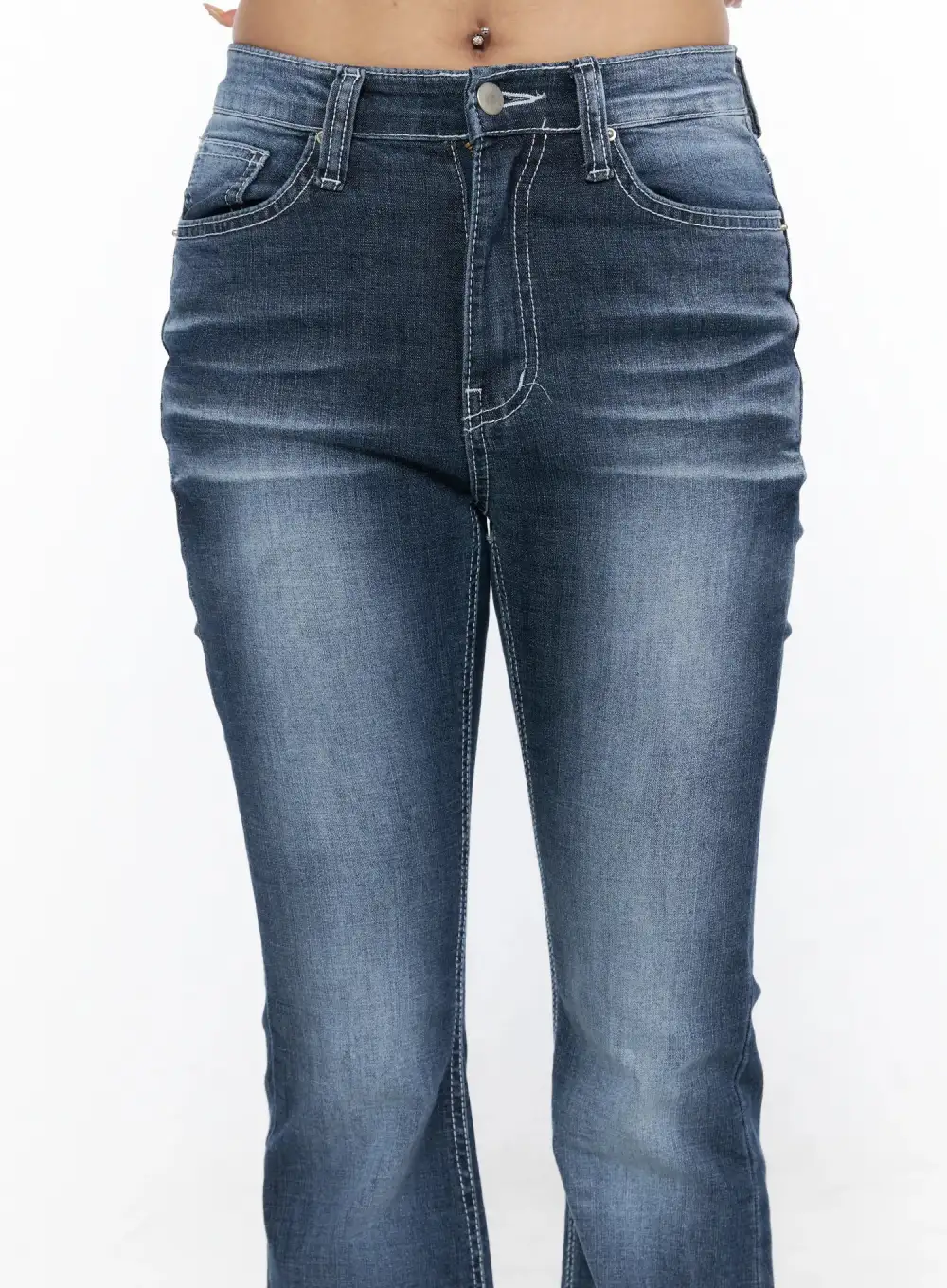 Wash Bootcut Jeans
