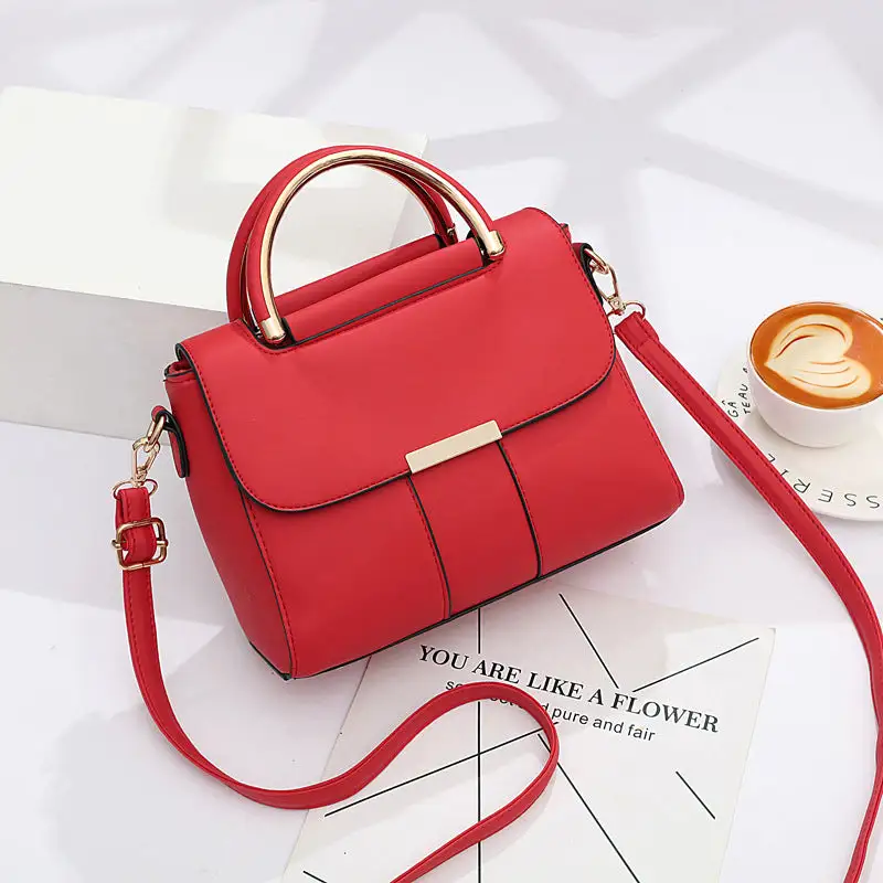 Korean Small Square Handbag – Trendy Shoulder Messenger Bag for Women