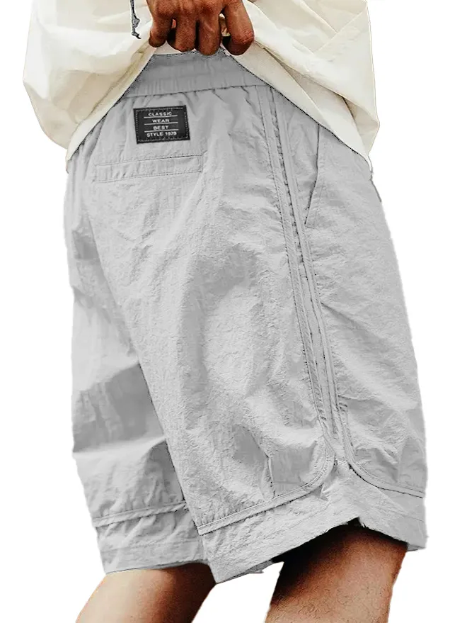 Seamed Detail Pocket Shorts