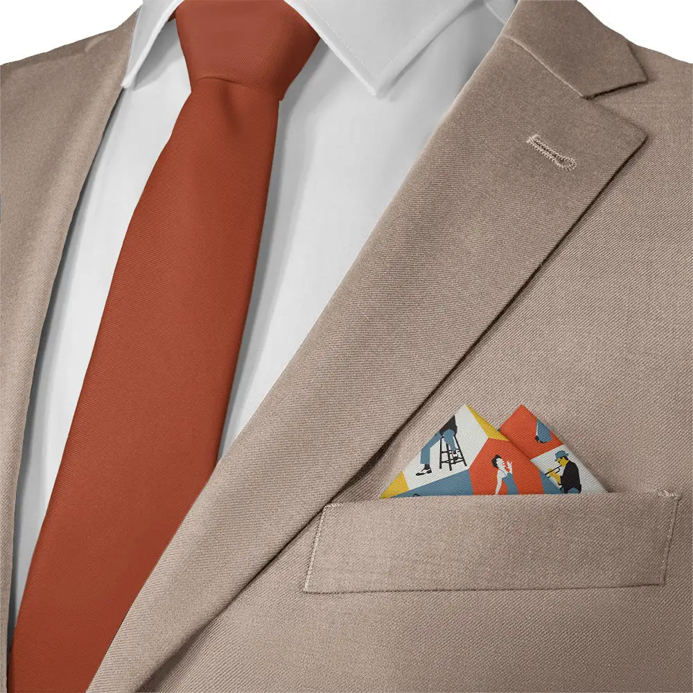 Crisp Clean Novelty Hobby Motif Pocket Square