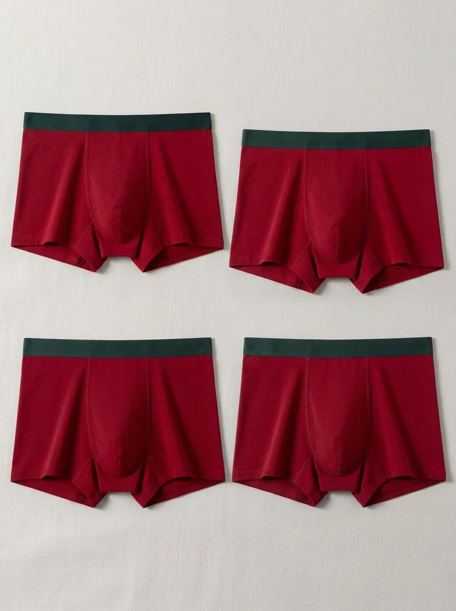 Minimalist Cotton Boxer Briefs Set
