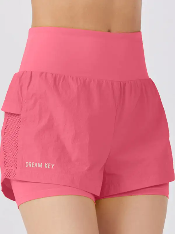 Relaxed Quick-Drying Breathable Active Shorts
