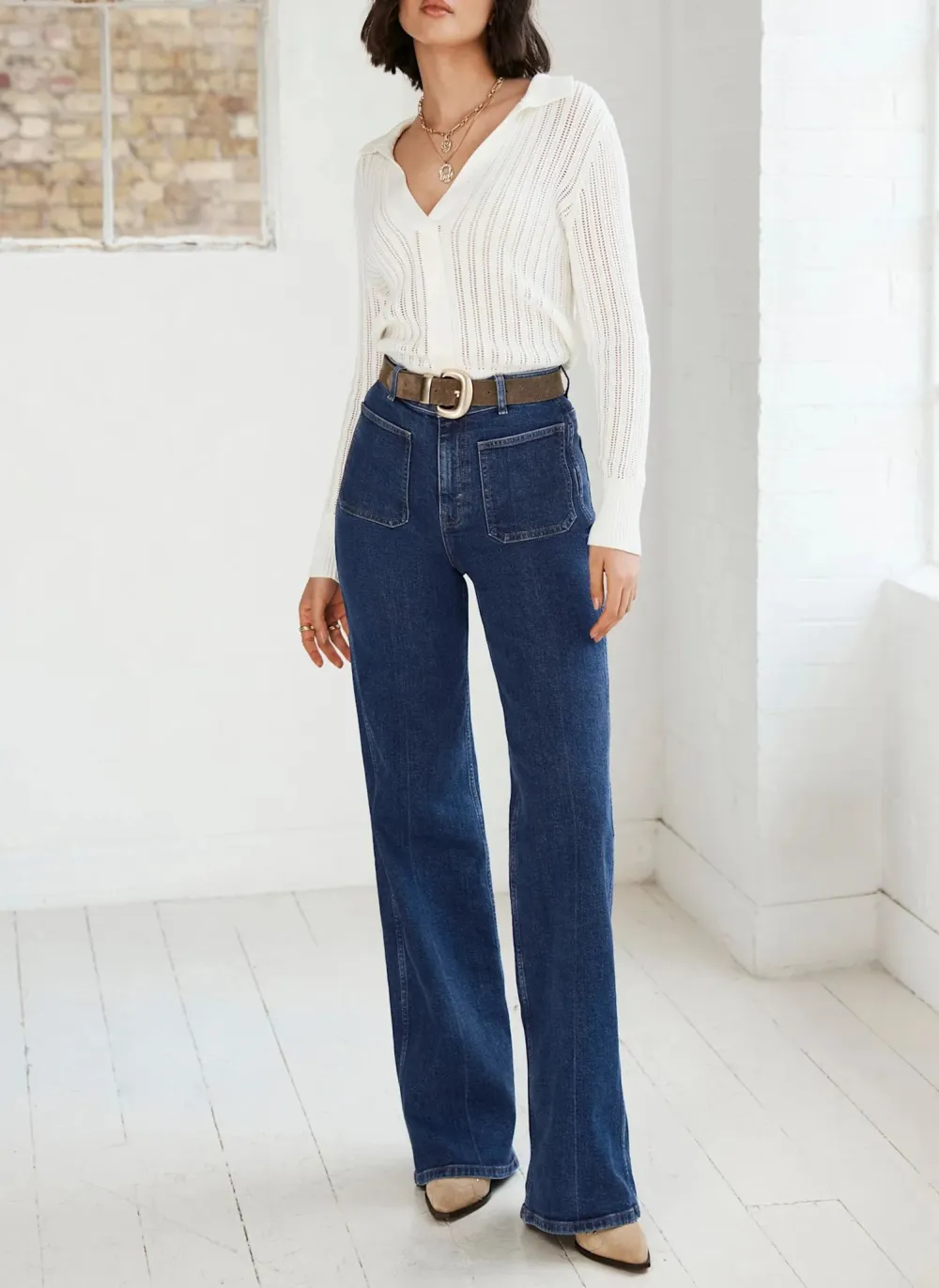 Casual Style Wash Straight Jeans