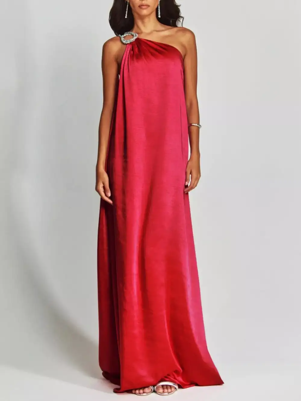 Satin Maxi Dress