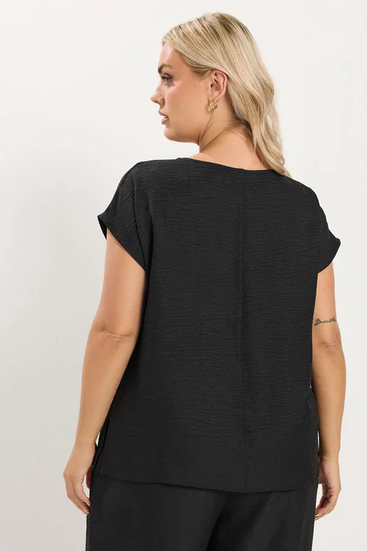 Black Seam Detail Top detail 2