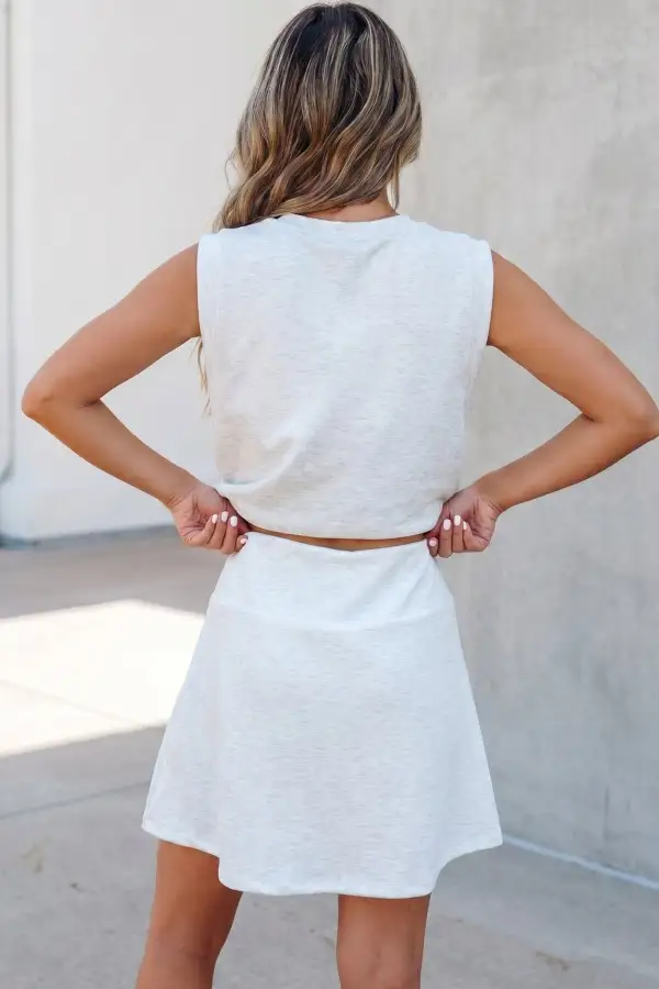 Sleeveless Active Two Piece Set