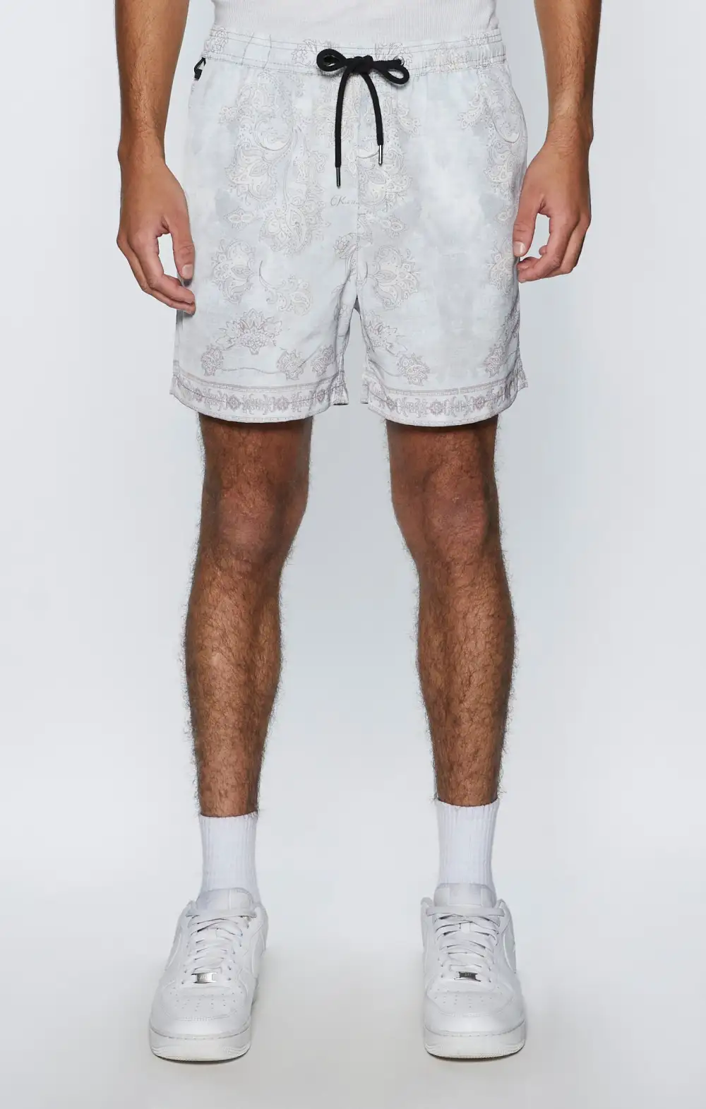 Men's Printed Regular Fit Swim Shorts