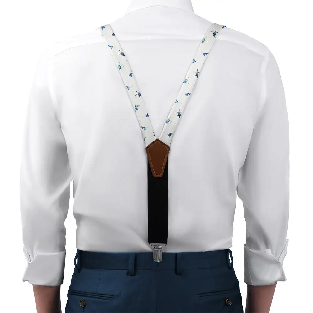 Alpine Skiing Theme Suspenders