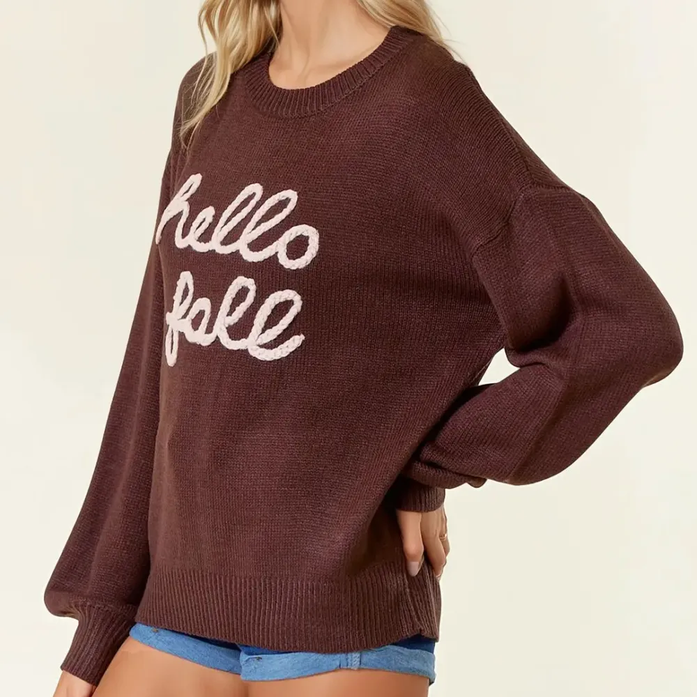 Hello Fall Sweater