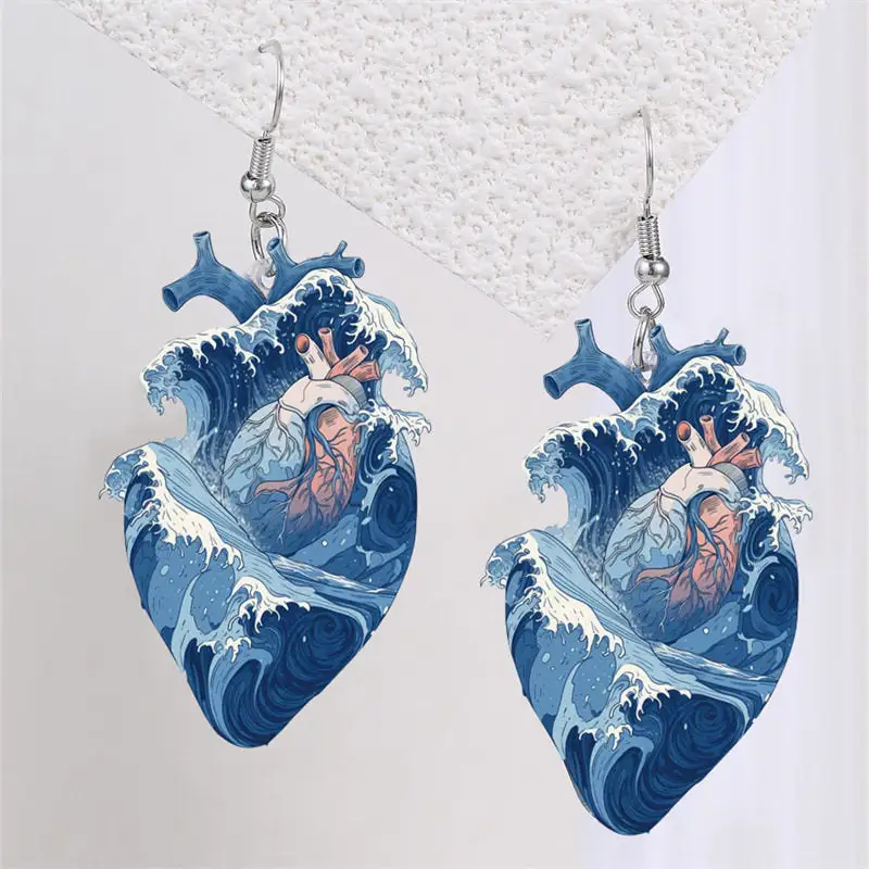 Acrylic Statement Earrings